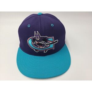 Vintage Greensboro Bats Pro Line Fitted 7 Hat Cap New York Yankees MiLB Purple